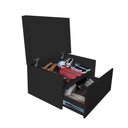 Ver imagem 1 de Sapateira Box Baú Caixa Organizadora Para Sapatos Preto Laca
