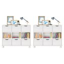 Ver imagem 1 de Kit 2 Nichos Organizadores com 6 Gavetas Branco/Branco - FdECOR