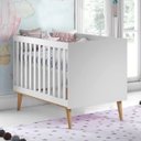 Ver imagem 1 de Berço Americano Ludmila Carolina Baby Branco Fosco/ Bétula