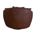 Ver imagem 6 de Poltrona Giratória 122cm Mercy Courino Marrom - Sallar Home