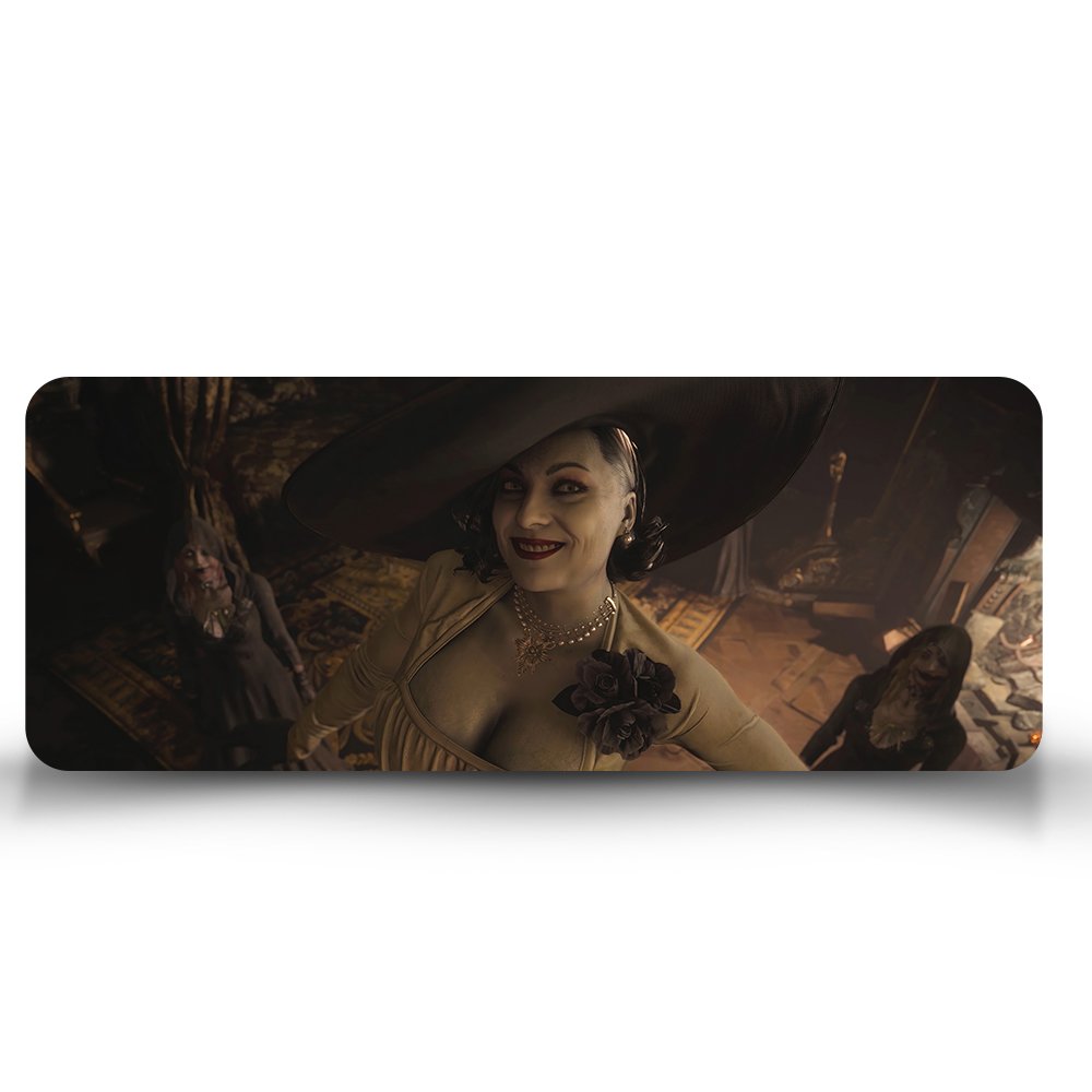 Mouse Pad Gamer Resident Evil Village Lady Dimitrescu Império da Impressão - 1