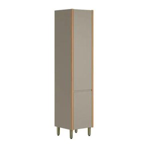 Paneleiro Allure 0,50m Linea Brasil Jequitiba/gris Fosco