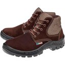 Ver imagem 1 de Bota Botina Segurança Nobuck Pu 36 Biden Café - Marluvas