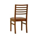 Ver imagem 6 de Conjunto Mesa de Jantar Flutuante 6 Lugares com Cadeiras Tiê Estofadas Corano Marrom Mescla 160cm