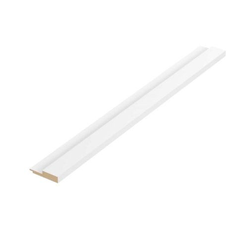 Acabamento Ripado Macho Ru Branco Max 1,2x5,5x270 - Eucatex