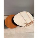 Ver imagem 2 de Conjunto de Mesas Laterais Duo Verona Orgânico MDF 51cm e 41cm Amadeirado