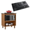 Kit Balcão Cooktop Zanzini Italia Cinamomo sem Porta e Fogão Cooktop 5 Bocas Essencial Itatiaia Bivo - 1