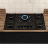 Kit Balcão Cooktop Zanzini Italia Cinamomo sem Porta e Fogão Cooktop 5 Bocas Essencial Itatiaia Bivo - 3