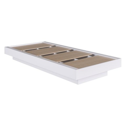 Cama de Solteiro para Colchão 78/88x188cm Multimóveis Cr40155 Branco