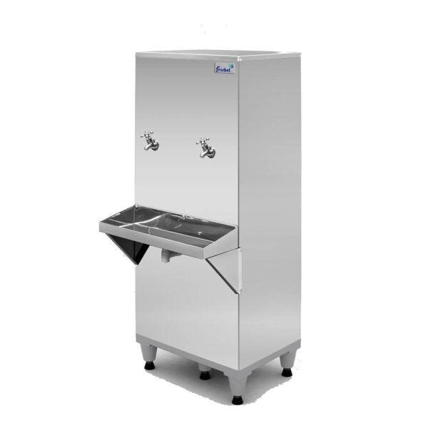 Bebedouro Inox Coluna 50 Litros 2 Torneiras Ra50 127v - Frisbel - 3