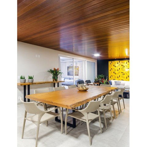 Mesa de Jantar Prancha Madeira Pequia 300x90cm ( para 10 Pessoas)