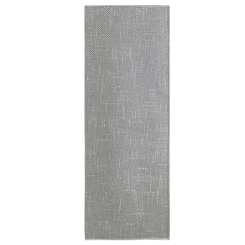 Tapete Passadeira Sisal Sintético 45x135- Antiderrapante Cinza