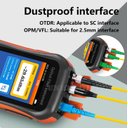 Ver imagem 2 de Mini Otdr Smart Medidor Ftth Fibra Ativa Optica Spliter 80km Nk2800