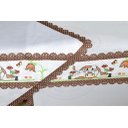 Ver imagem 2 de Jogo de Caminho Bordado em Ponto Cruz - Vaquinha com Flores Arte & Tear