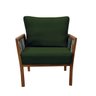 POLTRONA DECORATIVA LUXO CALIFÓRNIA DORA BELA Califónia 0130 Verde Musgo - 2
