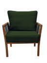 Ver imagem 2 de POLTRONA DECORATIVA LUXO CALIFÓRNIA DORA BELA Califónia 0130 Verde Musgo
