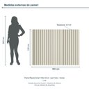 Ver imagem 3 de Painel Ripado Smart 160x120 cm (sem Furo) Incolar Luna