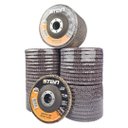 Ver imagem 4 de 50 Peças Disco Flap Curvo 4.1/2 115mm Metais Ferrosos Grão 40 Stein