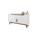 Ver imagem 1 de Aparador Buffet Future Branco/cinamomo – Bechara Móveis