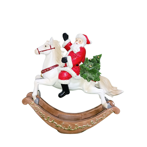 Papai Noel de Resina Colorido 26x9,5cm Florarte 59498001