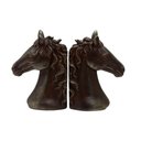 Ver imagem 1 de Jogo Porta Livros Cavalo Decorativo em Resina Marrom