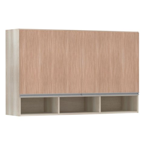 Armário Luciane 120cm 2 Portas com Nicho Lis