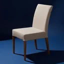 Ver imagem 7 de Kit 6 Capa de Cadeira Malha Lisa C Elástico Hidrorepelente - Bege