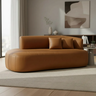 Sofá Orgânico Versátil Abby 160 Cm - Zahav Estofados:bouclê/courino Sintético Marrom - 4