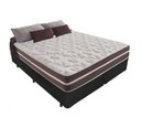 Ver imagem 1 de Cama Box Queen 158 Tecido Sintético Preto com Colchão Little Angel - Bello Box - Mola Superlastic