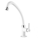 Ver imagem 1 de Torneira Cozinha Mesa Bica Móvel Branca Lagune Viqua