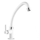 Ver imagem 4 de Torneira Cozinha Mesa Bica Móvel Branca Lagune Viqua