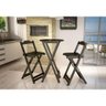 Mesa Bistrô Dobrável com 2 Cadeiras - 1