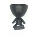 Ver imagem 1 de Vaso Decorativo - Robert Plant - Sentado Com Perna Cruzada - Impresso em 3D