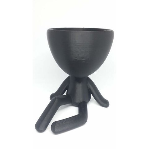 Vaso Decorativo - Robert Plant - Sentado - Impresso em 3D