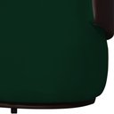 Ver imagem 3 de Poltrona Namoradeira Sofá Orgânico 2 Lugares Beatriz Composê Corino Marrom - Suede Verde