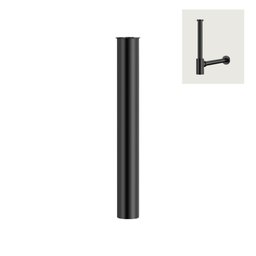 Prolongador de Sifão Metálico para Banheiro Line Preto - 2