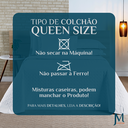 Ver imagem 7 de Cobreleito Queen Size Camesa Casa Blanca 200 Fios 100%algodao Toque Extra Macio Madri:branco