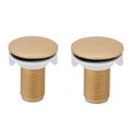 Ver imagem 1 de 2 Tampa Tampão Tapa Furo Plug Gold 1/2 Lavatório/Pia/Cuba