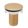 2 Tampa Tampão Tapa Furo Plug Gold 1/2 Lavatório/Pia/Cuba - 2