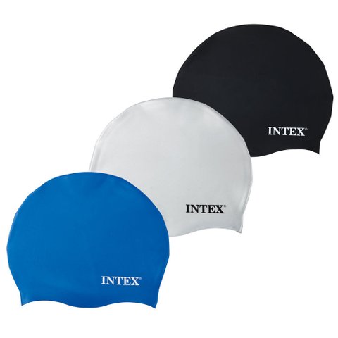 Touca Silicone P/ Natação Intex Tam. Único Cor Sortida