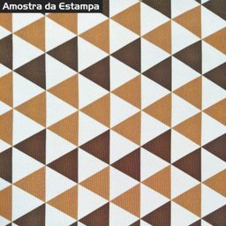 Poltrona Retrô Nina para Salão de Beleza Triangulo Marrom Rodapé - 7
