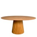 Ver imagem 1 de Mesa de Jantar Cone Oval 244x137 Cm Freijó