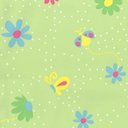Ver imagem 1 de Papel de Parede Kawaii Jardim Encantado – Verde Limão