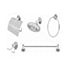 Kit Acessorios Banheiro 6pcs com Ducha Higienica Inox Completa 1/4 Volta - 9