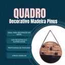 Ver imagem 3 de 10 U Quadros Decorativos Sala Quarto Madeira Mosaico 28x28 Cor:capuccino