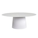 Ver imagem 1 de Mesa de Jantar Cone Oval 235x122 cm Laqueado Branco