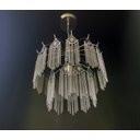 Ver imagem 2 de Lustre Pendente De Cristal Vidro Para Quarto Moderno