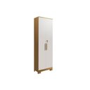 Ver imagem 1 de Armário de Cozinha Modulado Bordo 2 Portas C/ Chave 32cm Amendoa/off White - Ronipa