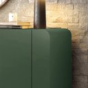 Ver imagem 5 de Aparador Buffet Sala Benvenuto com 2 Portas e Pés em Aço Verde Pistache