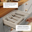 Ver imagem 2 de Cozinha Praga Modulada Composta por 06 Módulos 100% Mdf com Paneleiros e Balcões